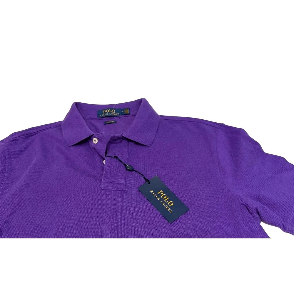 Polo Ralph Lauren Men's Polo Classic Fit 100 Cotton Purple Size M NWT
